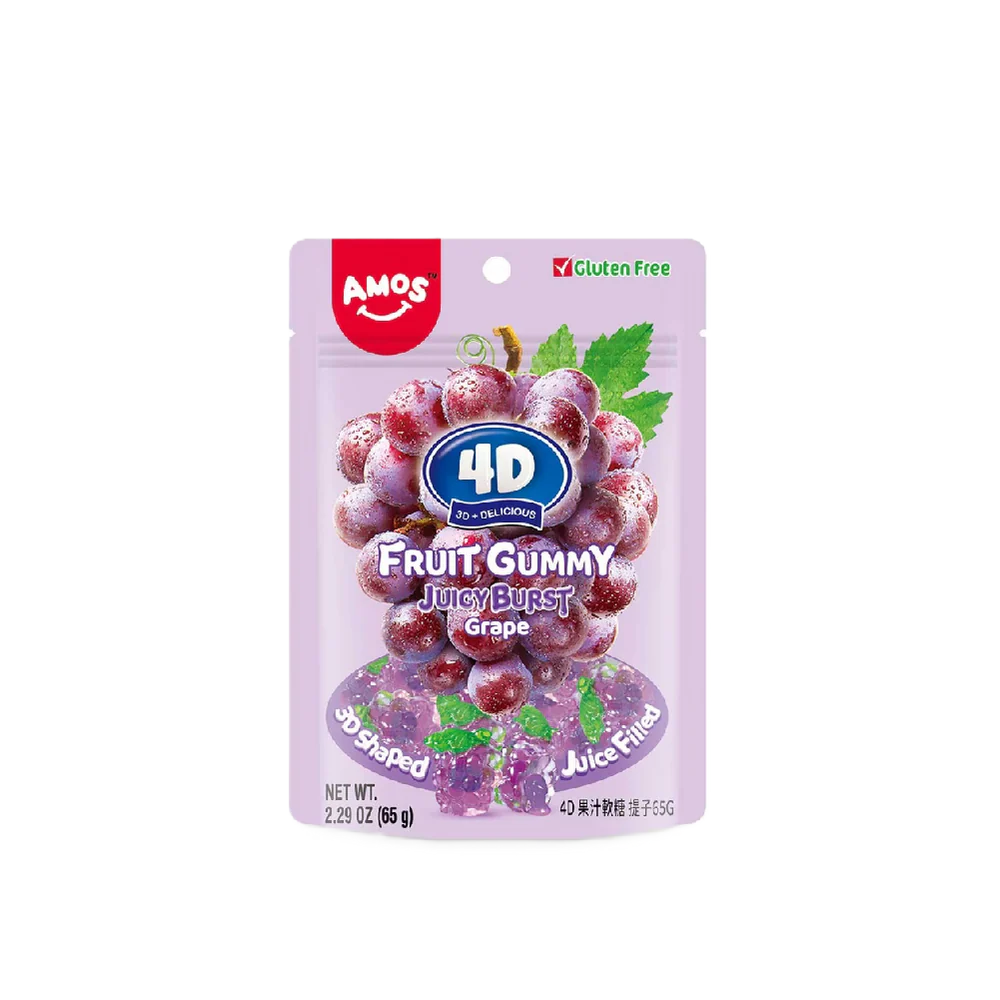 Amos 4D Juicy Burst Grape 65 gr.