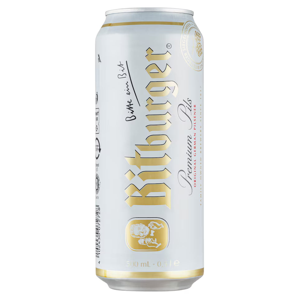 Bitburger világos sör 0.5 L DRS