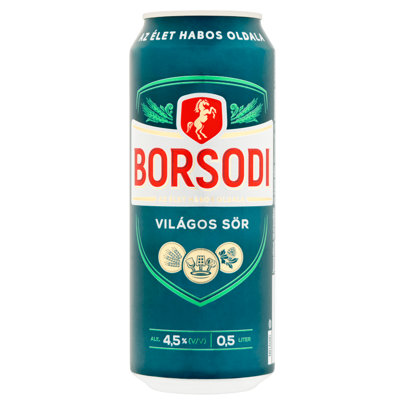 Borsodi sör 0.5 L DRS