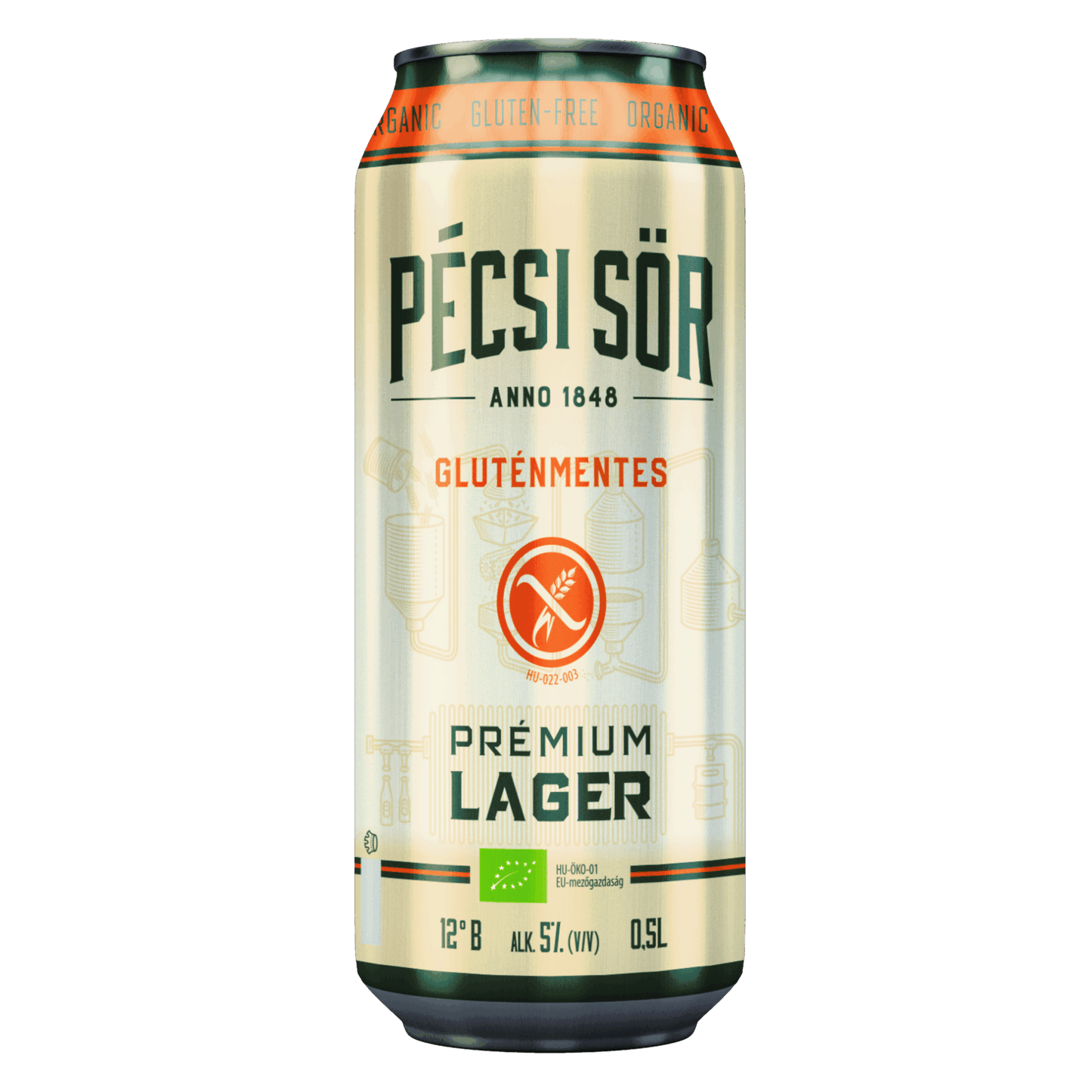 Pécsi Bio Gluténmentes Sör 0.5 L DRS