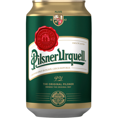 Pilsner Urquell dobozos 0.33 L DRS