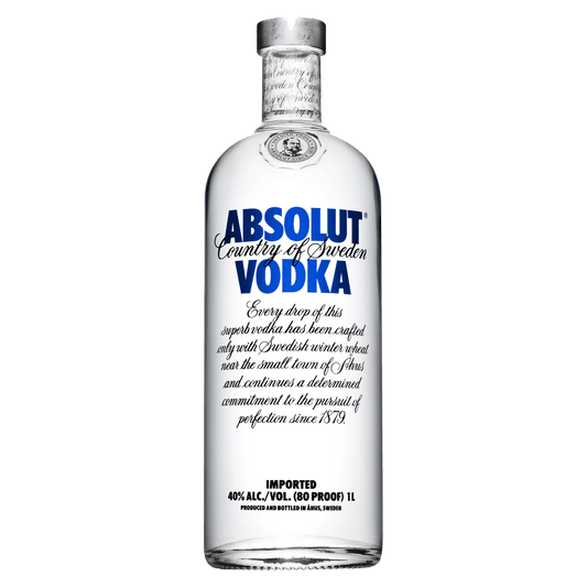 Absolut vodka Blue 1 L DRS