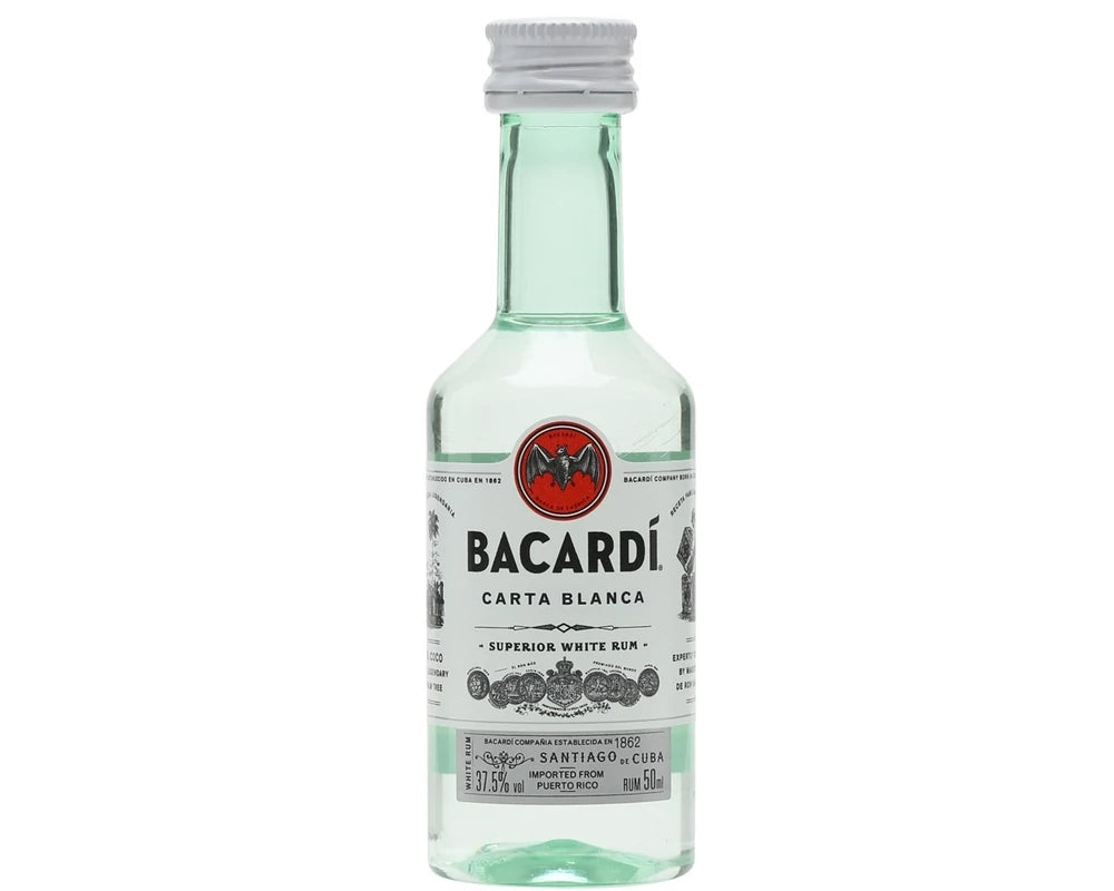 Bacardi Carta Blanca rum 0.05 L