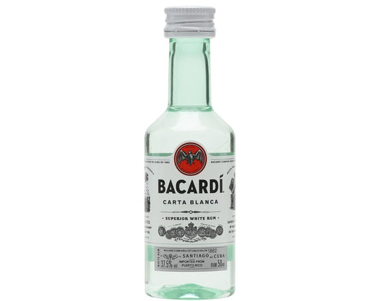 Bacardi Carta Blanca rum 0.05 L