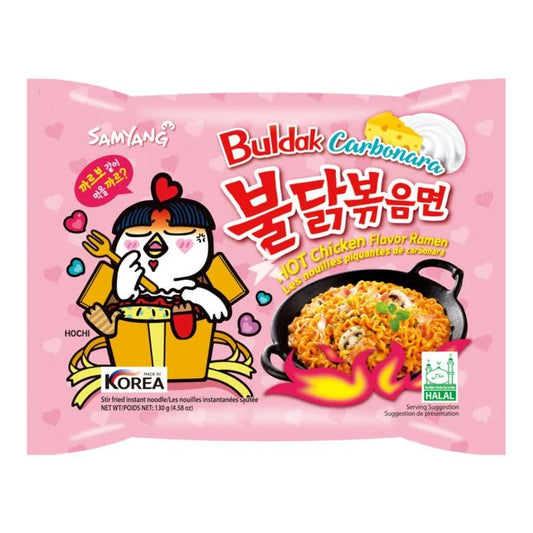 SamYang Buldak Csirke Carbonara instant tészta 130 gr.