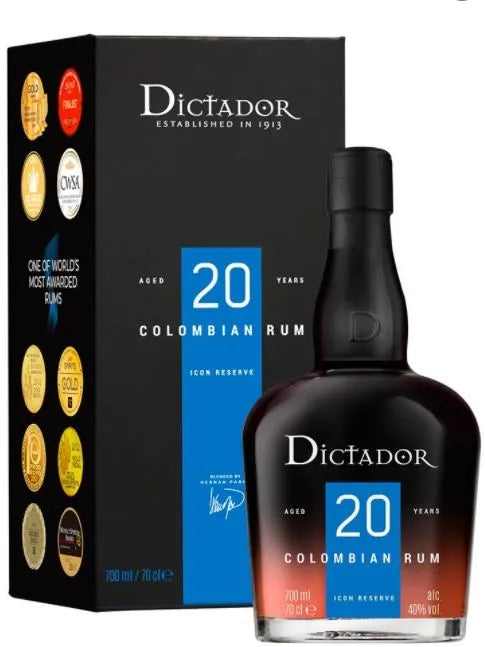 Dictador 20 years rum 0.7 L DD.