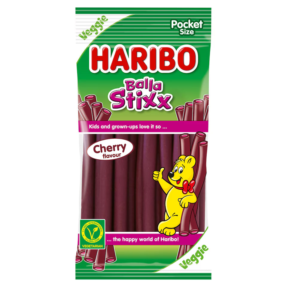 Haribo Balla Stixx Cherry 80 gr.