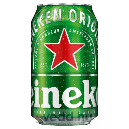 Heineken dobozos sör 0.33 L DRS