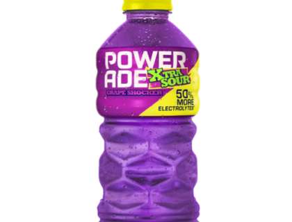 Powerade Xtra Sour Grape Shocker 828 ml