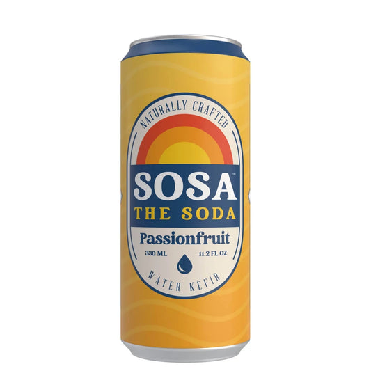 SOSA THE SODA WATER KEFIR PASSIONFRUIT 0.33 L