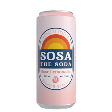 SOSA THE SODA ROSE LEMONADE 0.33 L